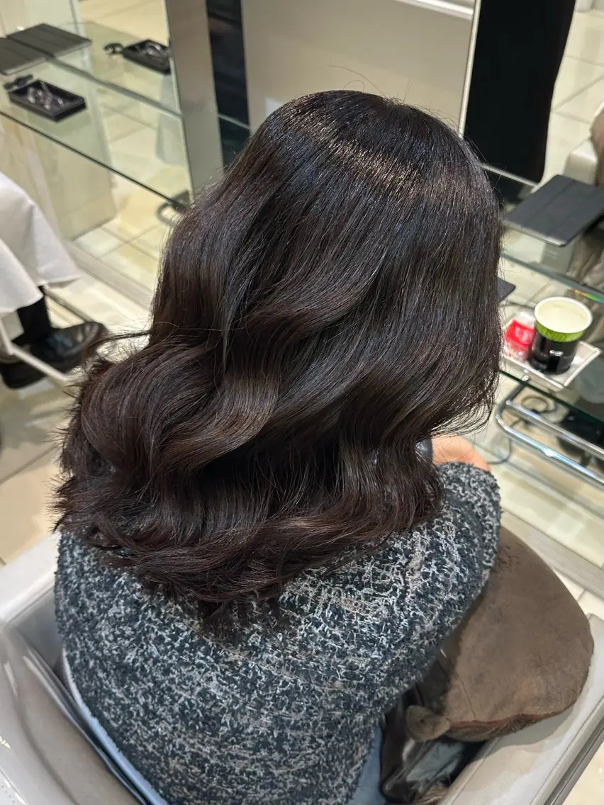 ミディアム カラー ︎︎☁🧺チヒロ モデル募集🧺︎︎☁のヘアスタイル