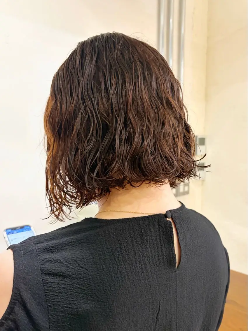 🐨cut+perm🌴(bobのみ👩🦱)の写真
