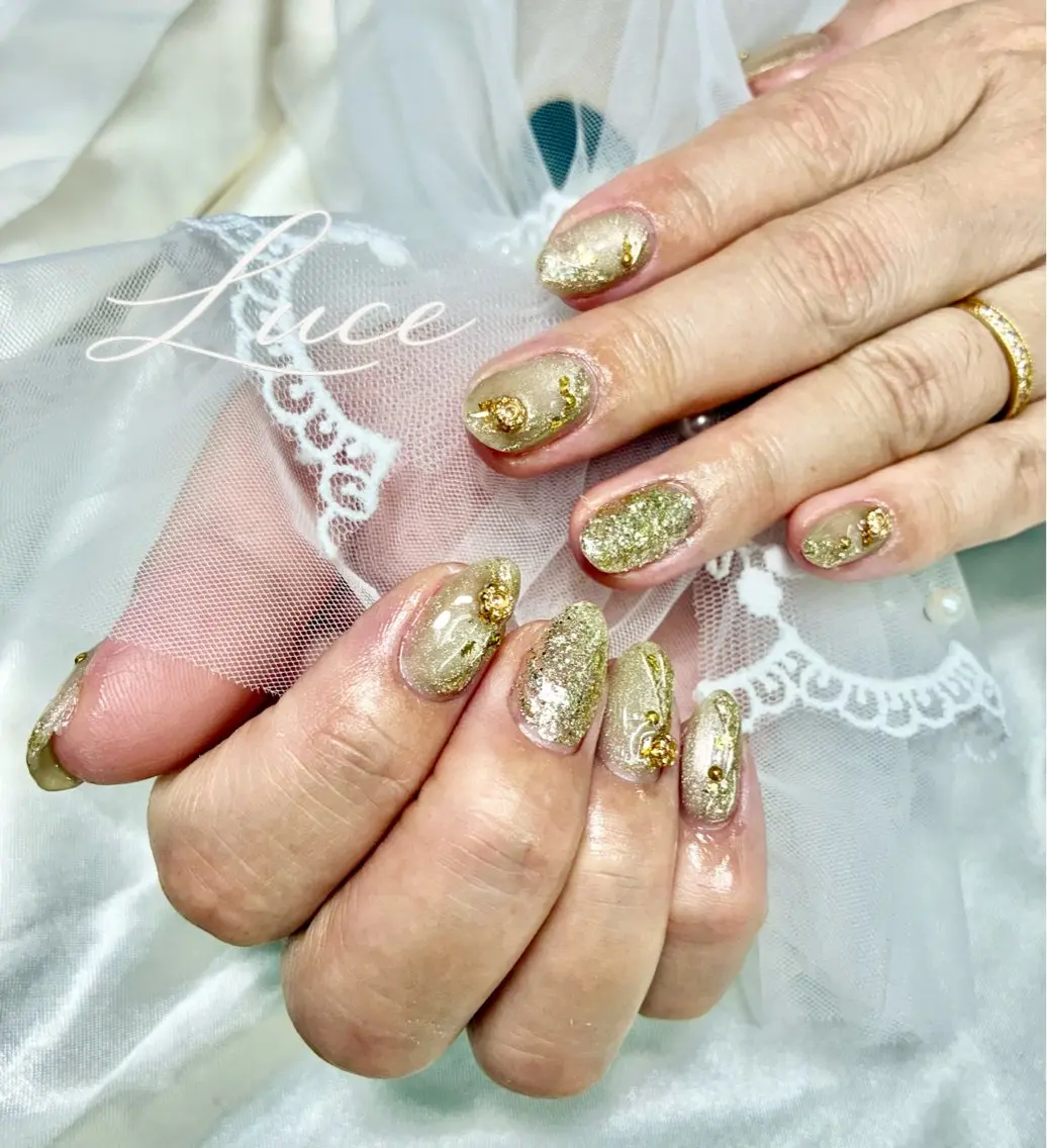 ネイル ゴールド NAIL Luceのネイルデザイン