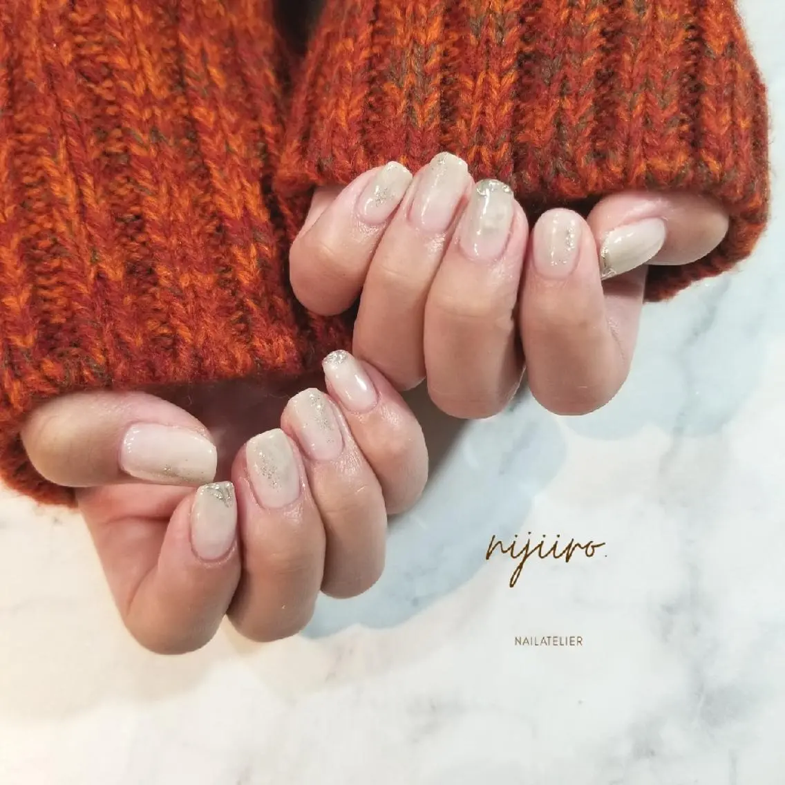 ネイル ニュアンスネイル ハンドネイル nijiiro🌈 サトウのネイルデザイン