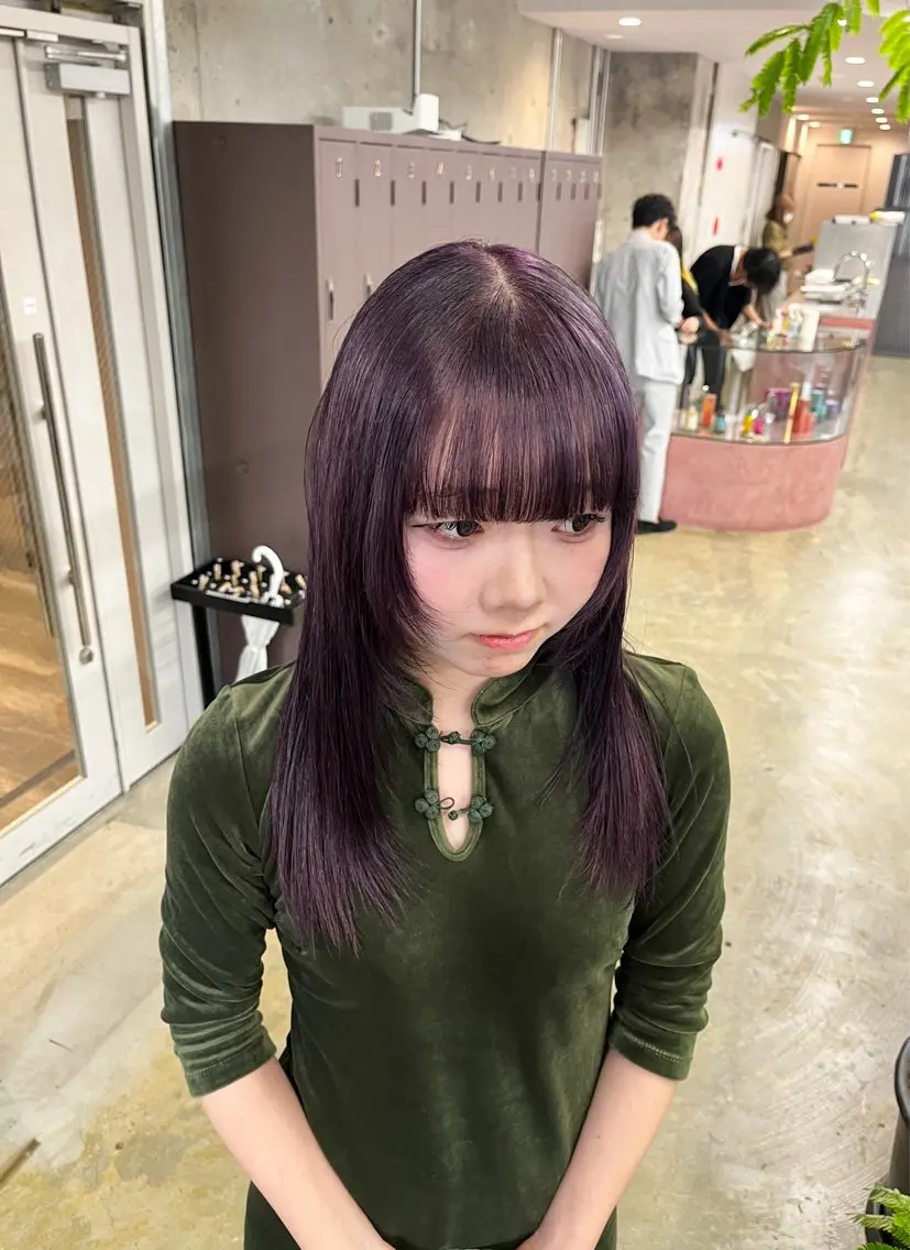 【人気No.1】カット✄﻿+ケアブリーチonカラー+トリートメントの写真