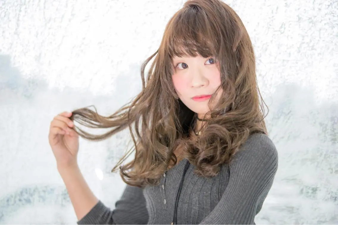 セミロング ロング カラー Re:ta Hair 飯田淳平のヘアスタイル