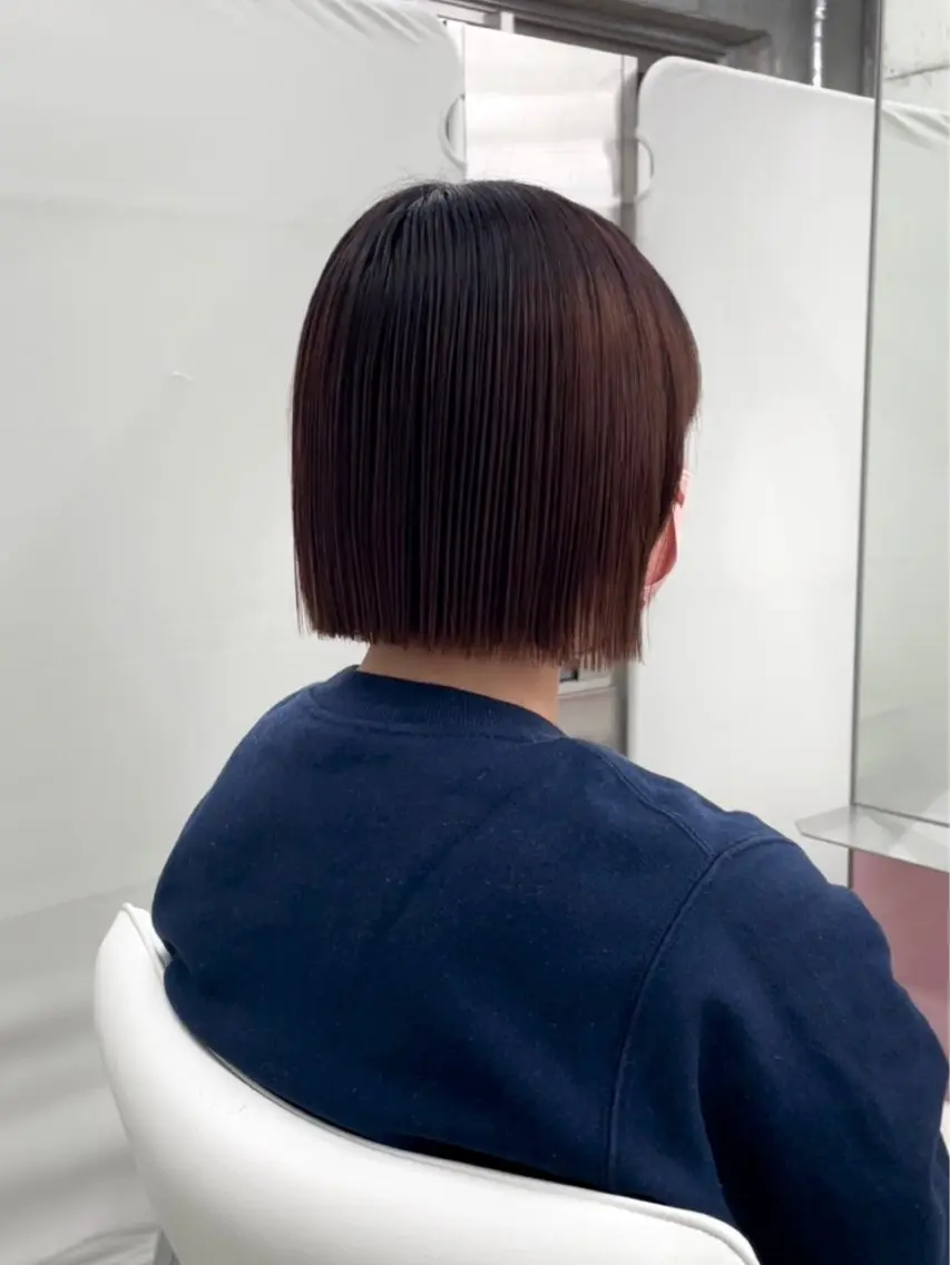 ショート カラー パーマ ヘアアレンジ カット トリートメント ヘアセット パク・ボミン小野リエ 韓国ハーフ🦊のその他イメージ
