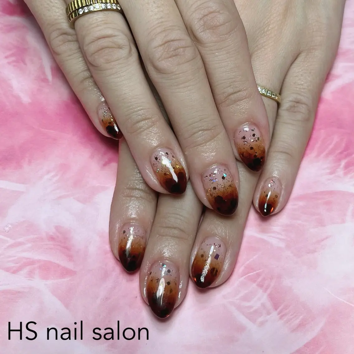 ミディアム ハンドネイル hs nail salonのネイルデザイン