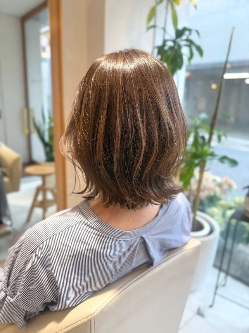 ショート カラー カット ヘアカラー 安永 涼のヘアスタイル