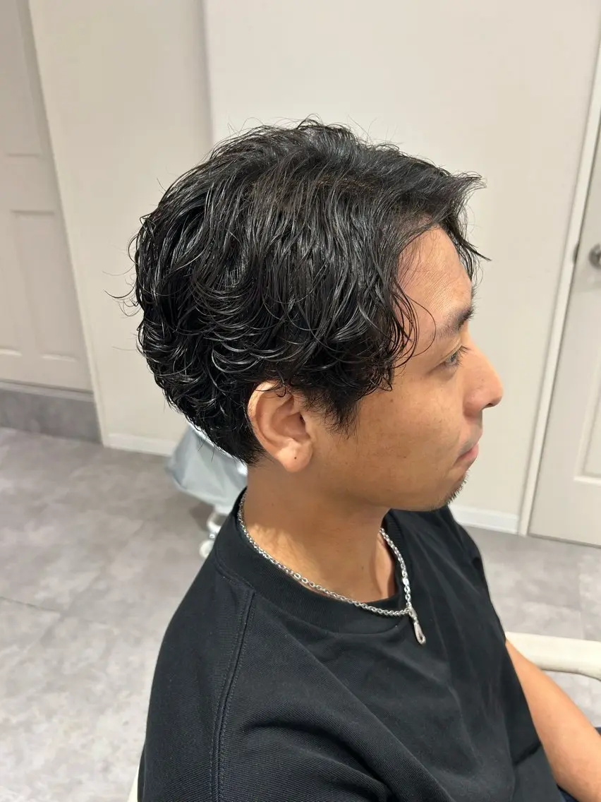 パーマ メンズ なかじま しほののヘアスタイル