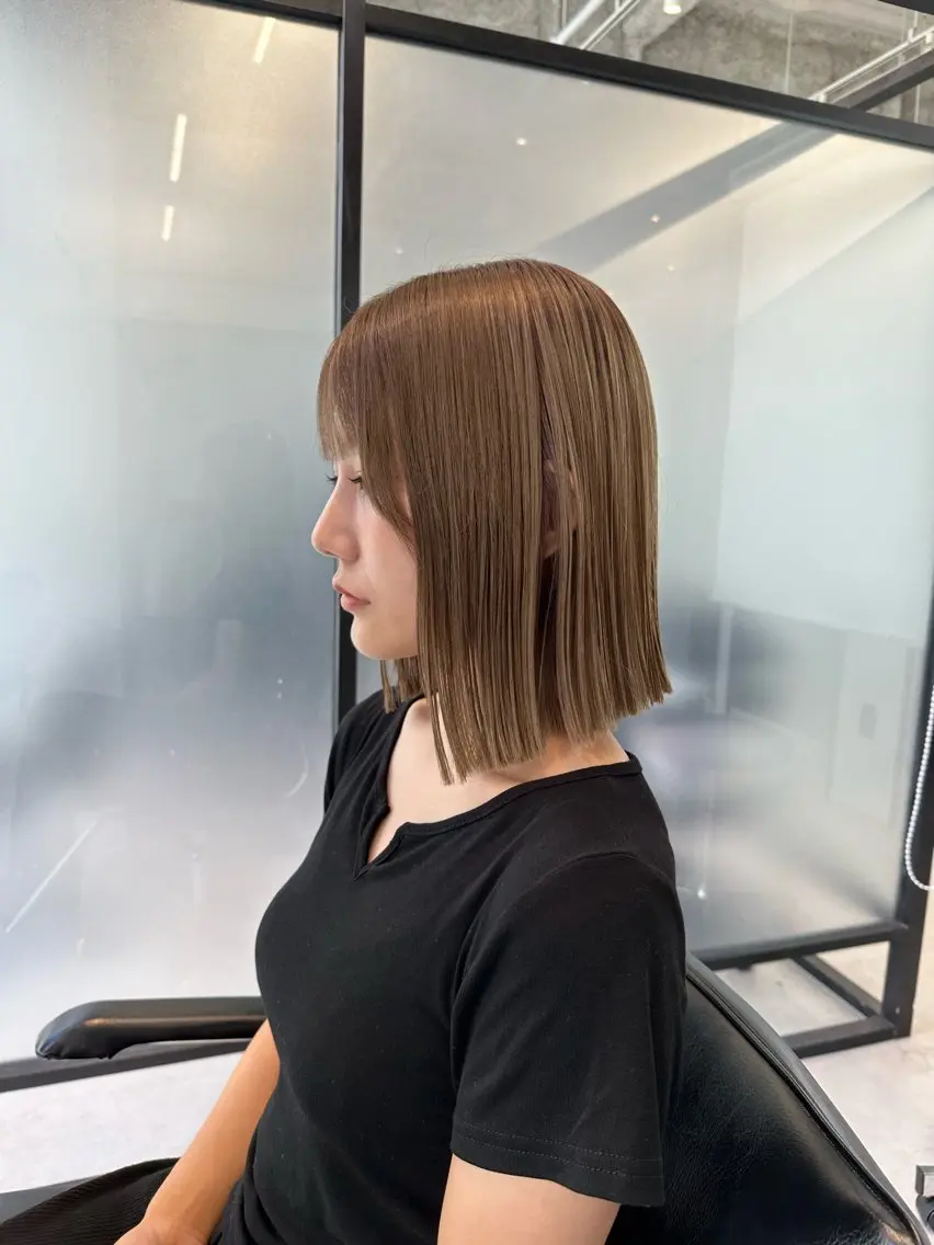 ミディアム 大人女性の髪質改善 🫧鷹司郎のヘアスタイル
