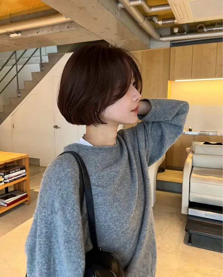 ショート カラー 似合わせスタイル 表参道🌿ちえのヘアスタイル