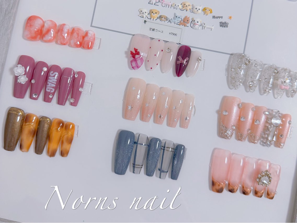ネイル ハンドネイル Norns nail (猫いるサロン🐈)のネイルデザイン