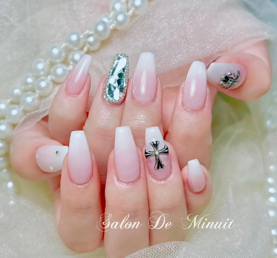 【チップ長さ出し】持ち込みデザイン(デザイン、パーツ6本まで)￥12980の写真