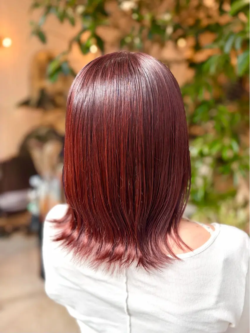 ミディアム 菅原 渚のヘアスタイル