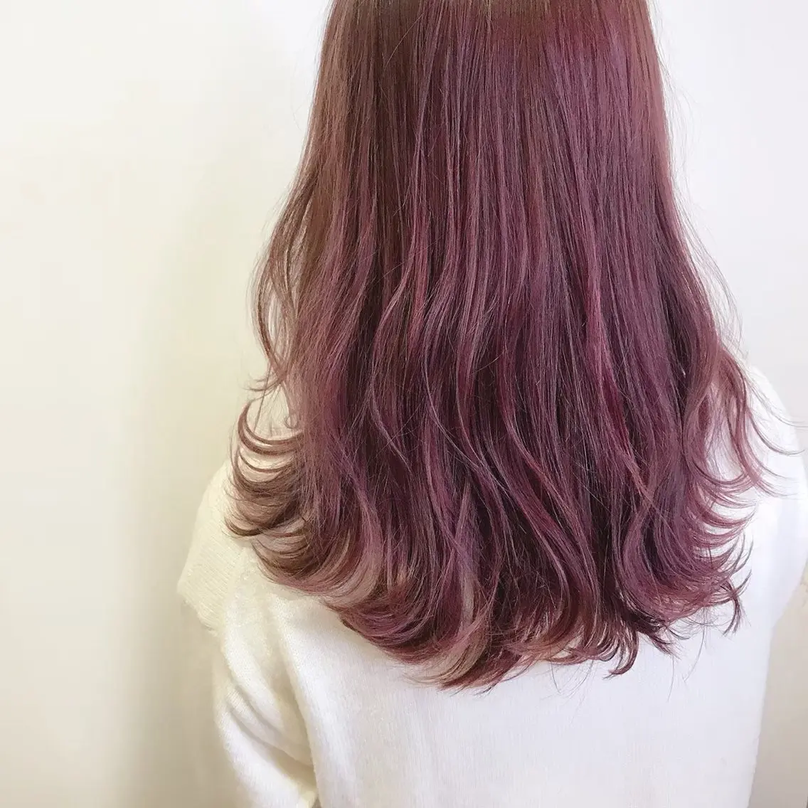 セミロング カラー 中田 姫歌のヘアスタイル