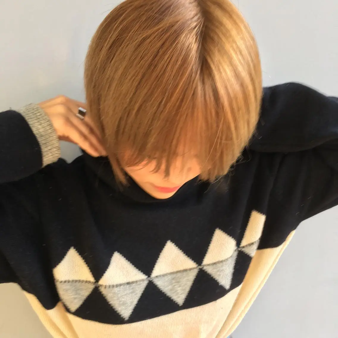 ショート カラー ハイトーンカラー AR.MARA サトウヒカルのヘアスタイル