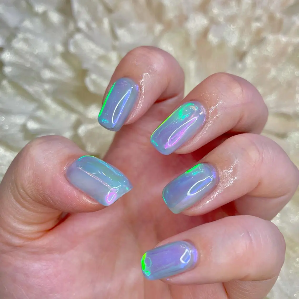 ネイル 氷ネイル・うるうるネイル J terrace Nailのネイルデザイン