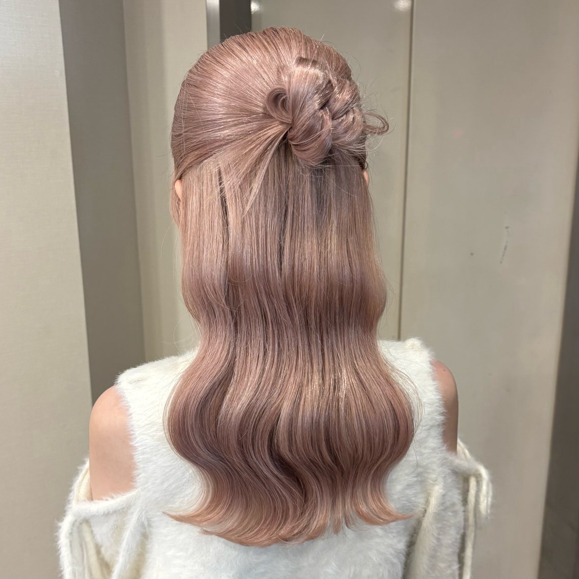ロング カラー ヘアセット hair/cut & stylingあおいのヘアスタイル