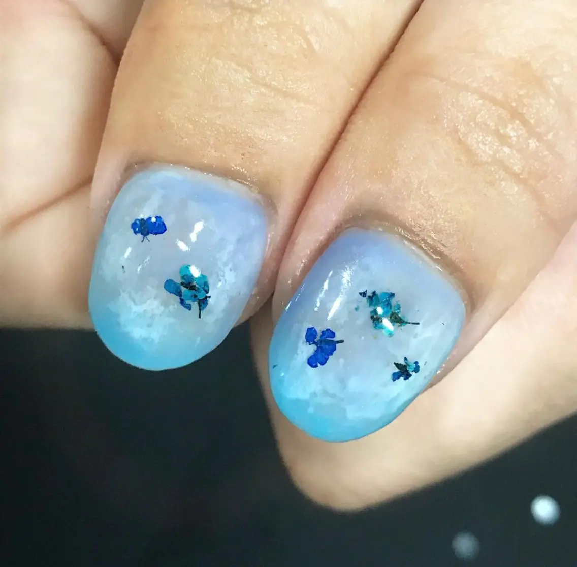 ネイル ニュアンスネイル スカルプネイル ショートネイル 渋谷ビュレネイル Kaoruのネイルデザイン