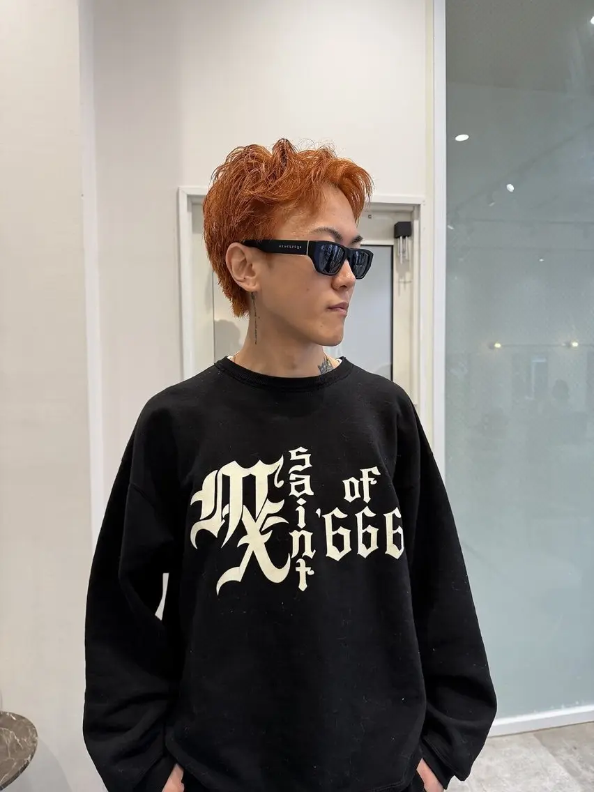 ショート メンズ カット ヘアカラー keshiki 大名のヘアスタイル