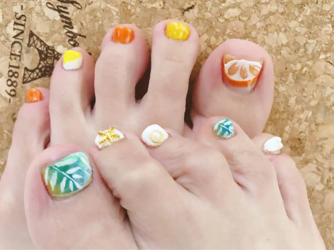 ネイル フットネイル u sのネイルデザイン
