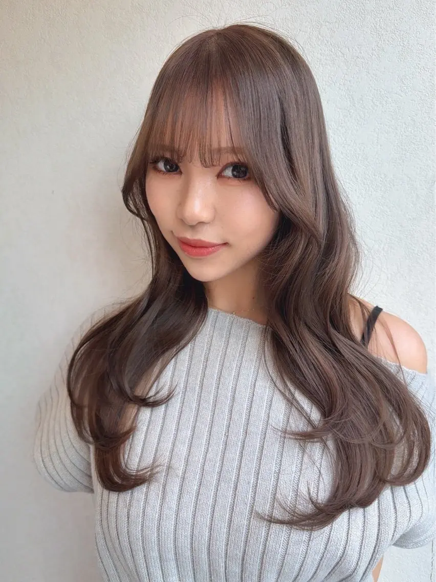 ロング ヘアカラー YUI 🎀 EARTH金山のヘアスタイル