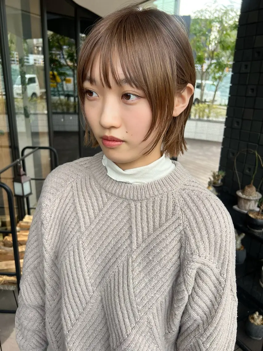 カラー ヘアカラー 🤍✨透明感カラー/ 上品ヘア/のぞみのヘアスタイル