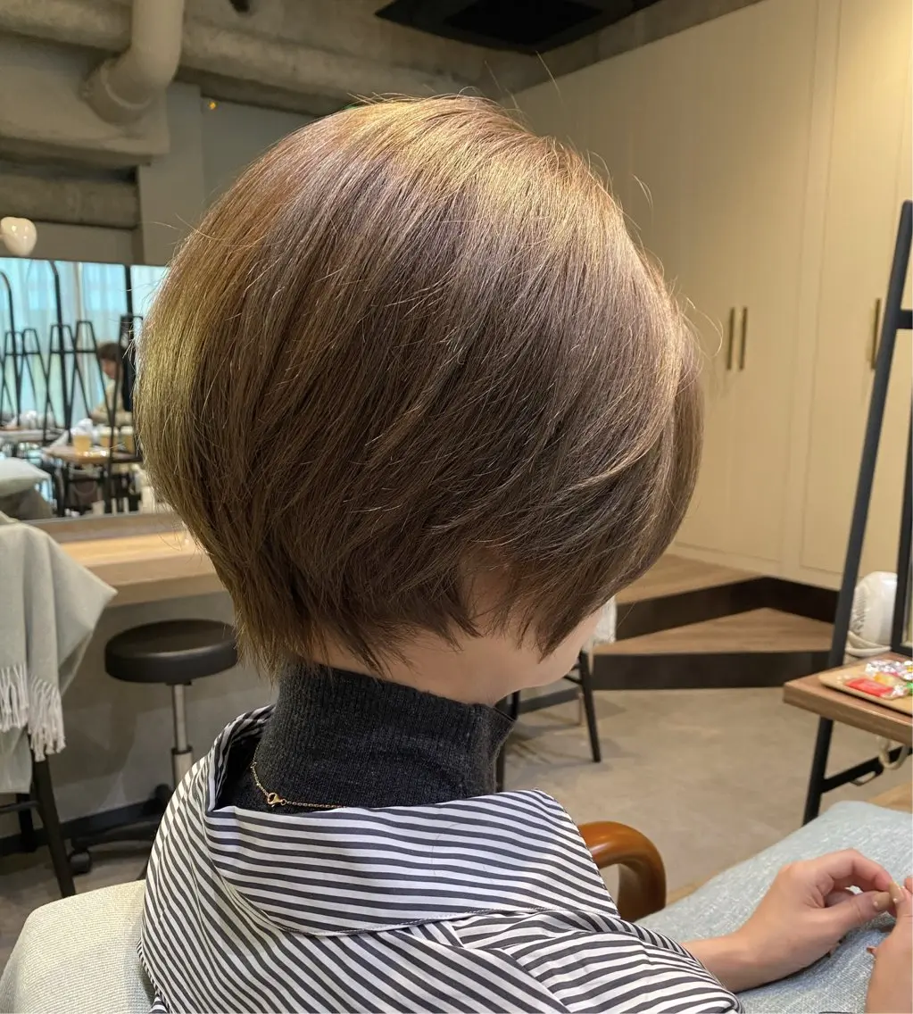 ショート カラー 新宿 / Aujua ソムリエ🫧森田涼介のヘアスタイル