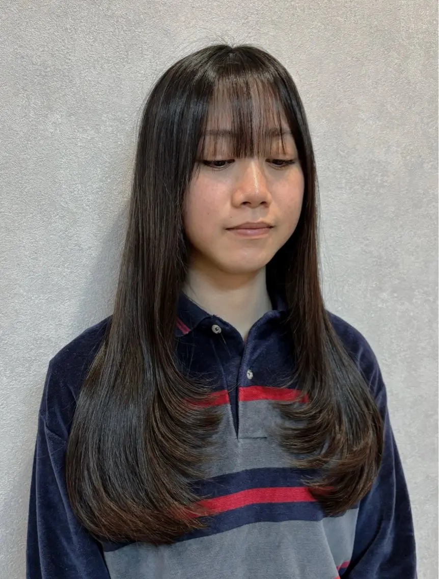 ロング レイヤーカット shota 池袋のヘアスタイル