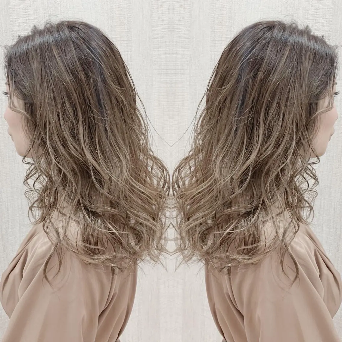 ロング カラー 店長✨レイヤー✖️ 髪質改善✖️韓国ヘアのヘアスタイル