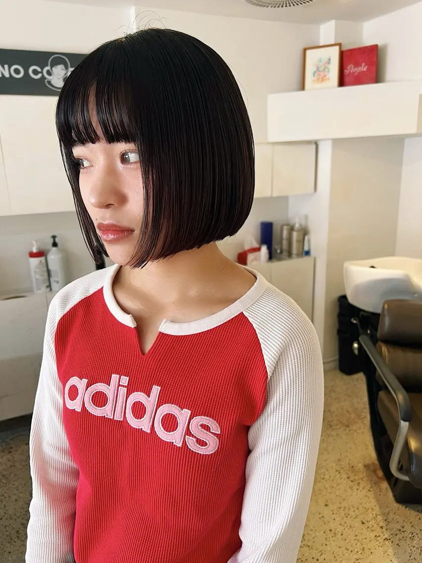 ショート ボブ/透明感カラー Fukaのヘアスタイル
