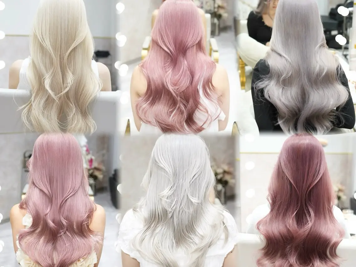 ロング カラー 艶カラーハイトーン YUUNA 🎀💕のヘアスタイル