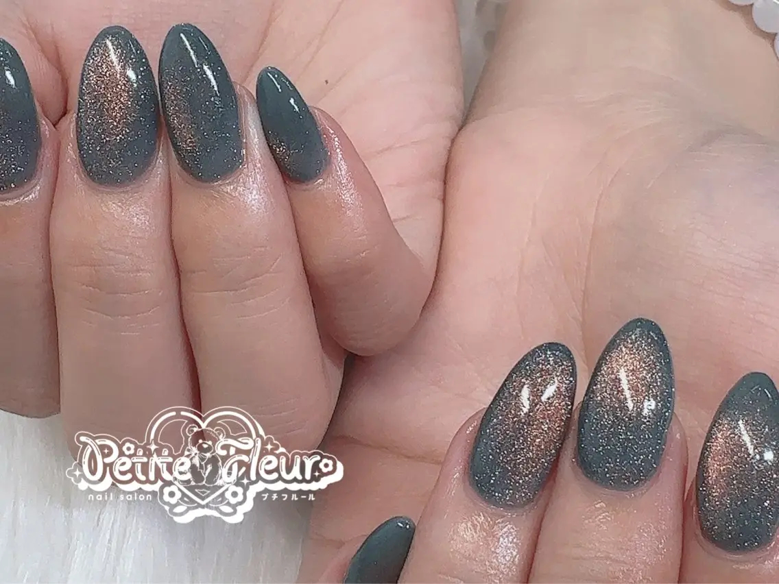 ネイル オレンジ ハンドネイル ❁⃘*。Petite fleur❁⃘*りさのネイルデザイン