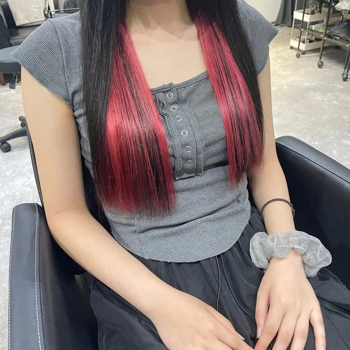 ロング エクステ RIN シールエクステのヘアスタイル