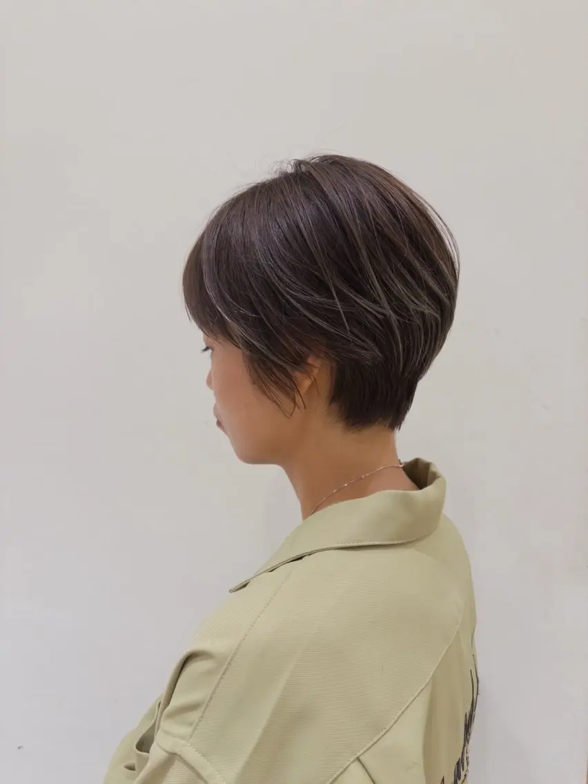 ショート アオキ サキ💫のヘアスタイル