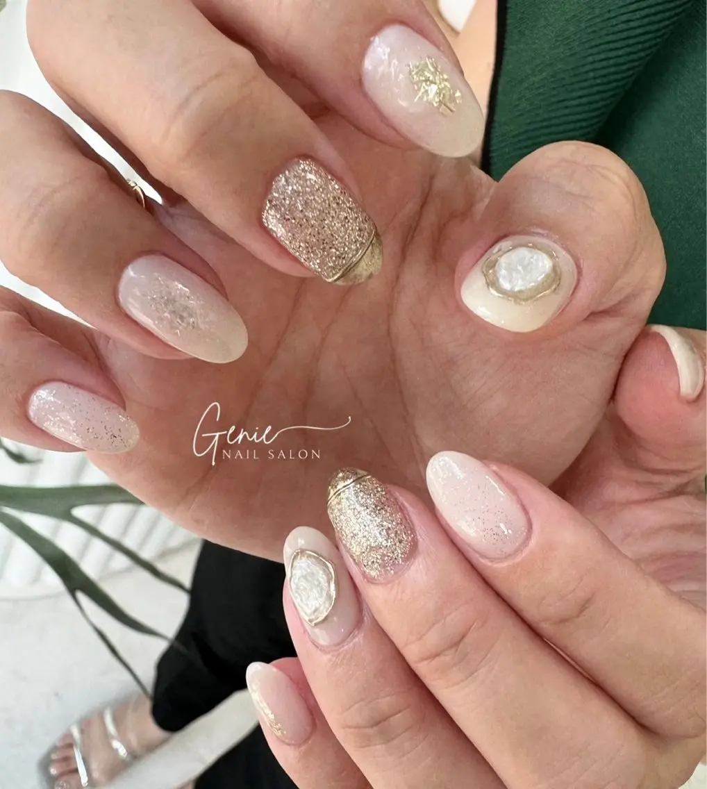 ネイル ニュアンスネイル ハンドネイル Nail salon Genieのネイルデザイン