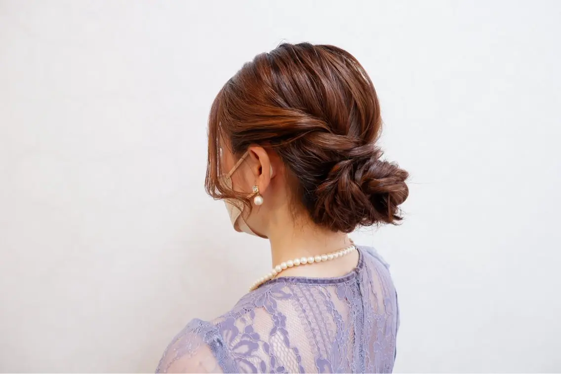 🩷アップスタイルヘアセット🩷の写真