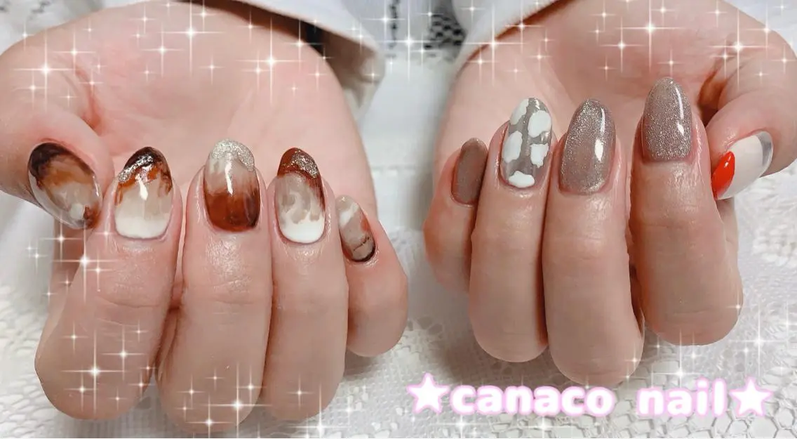 ネイル アートネイル ジェルネイル マグネットネイル ミラーネイル ニュアンスネイル ベテランネイル cnc  nailのネイルデザイン