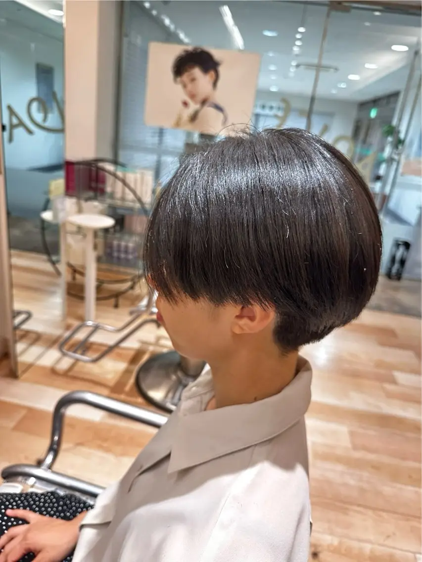 ショート ハンサムショート ショートヘア 成海 ありさのヘアスタイル