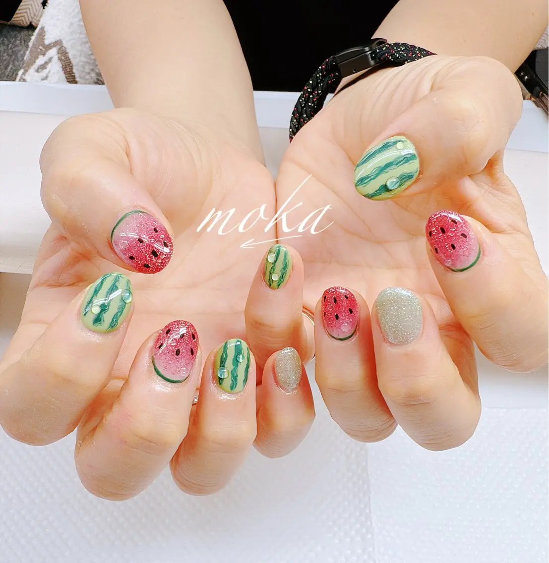 ネイル ハンドネイル ハンドケア 胡蝶蘭レディースサロ ンNailMOKAのネイルデザイン