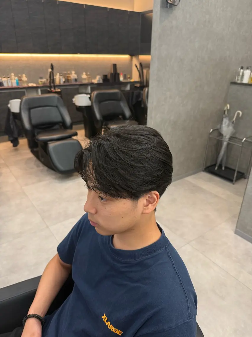 ショート カラー パーマ メンズ 縮毛矯正 カット 縮毛矯正 メンズ特化 👑YUTAのヘアスタイル
