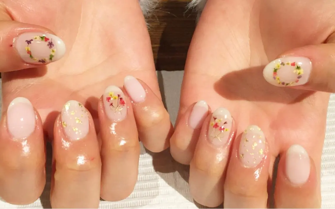 ネイル フラワーネイル TRAM-nail moriizumiのネイルデザイン