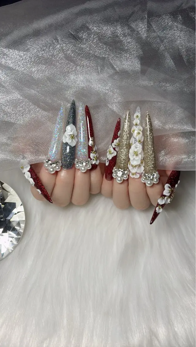 ネイル ロングネイル ハンドネイル Kayo 💅のネイルデザイン