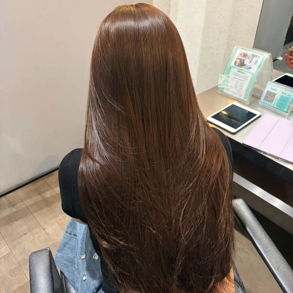 ロング カラー ベージュカラー ブラウンカラー 透明感カラー ヘアカラー marshu ふうかのヘアスタイル