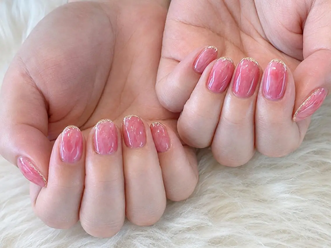 ネイル ニュアンスネイル ハンドネイル Kanai Harukaのネイルデザイン