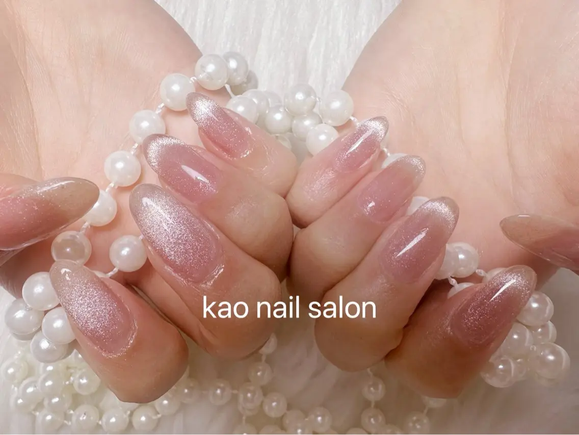 ネイル kao nail マグネット/長さだしのネイルデザイン