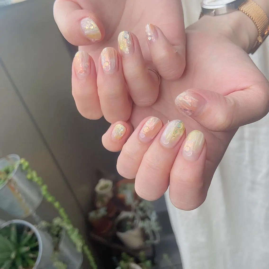 ネイル キラキラネイル ラメ(グリッター) . .のネイルデザイン