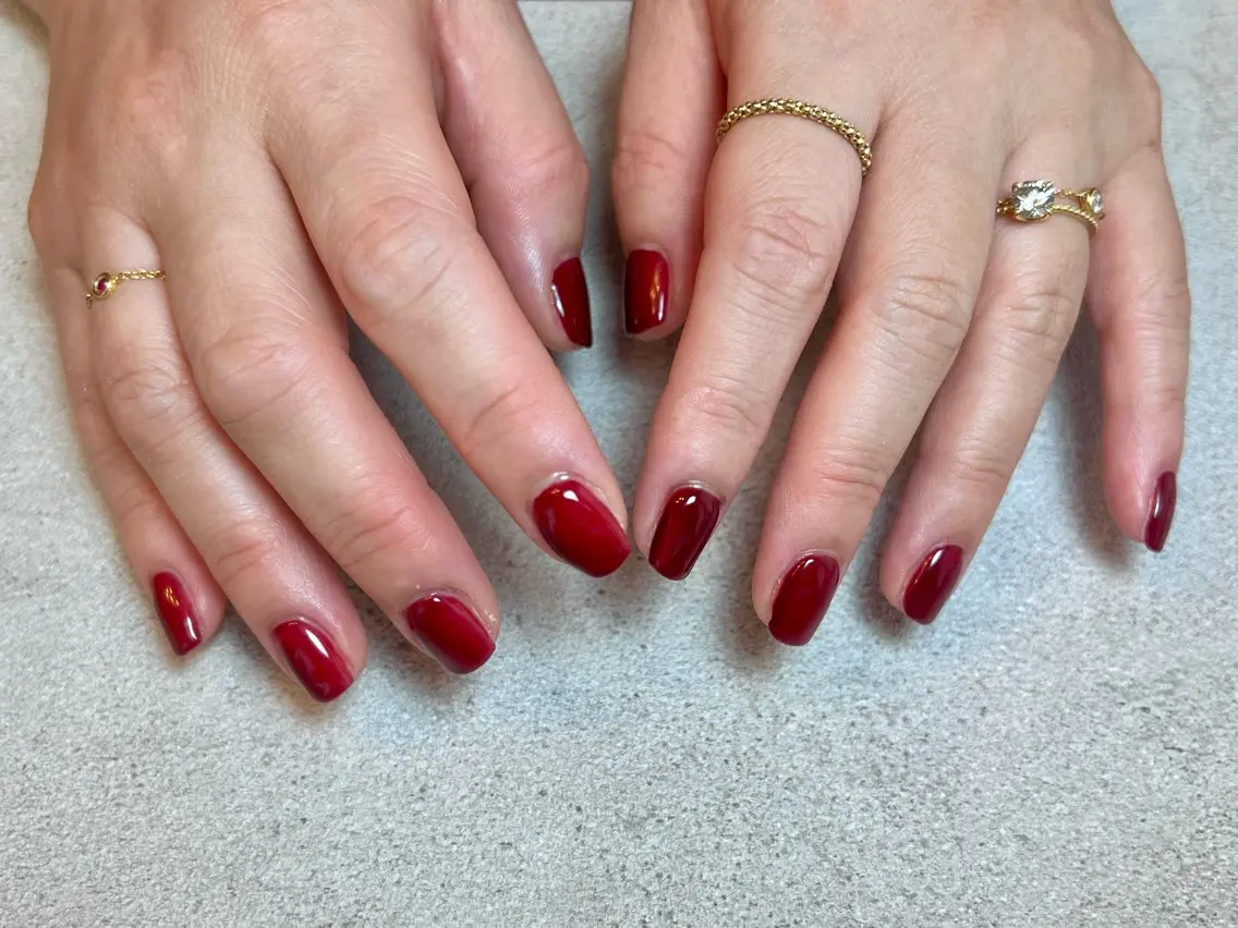 ネイル ワンカラーネイル 自由が丘サロン あやめ💅のネイルデザイン