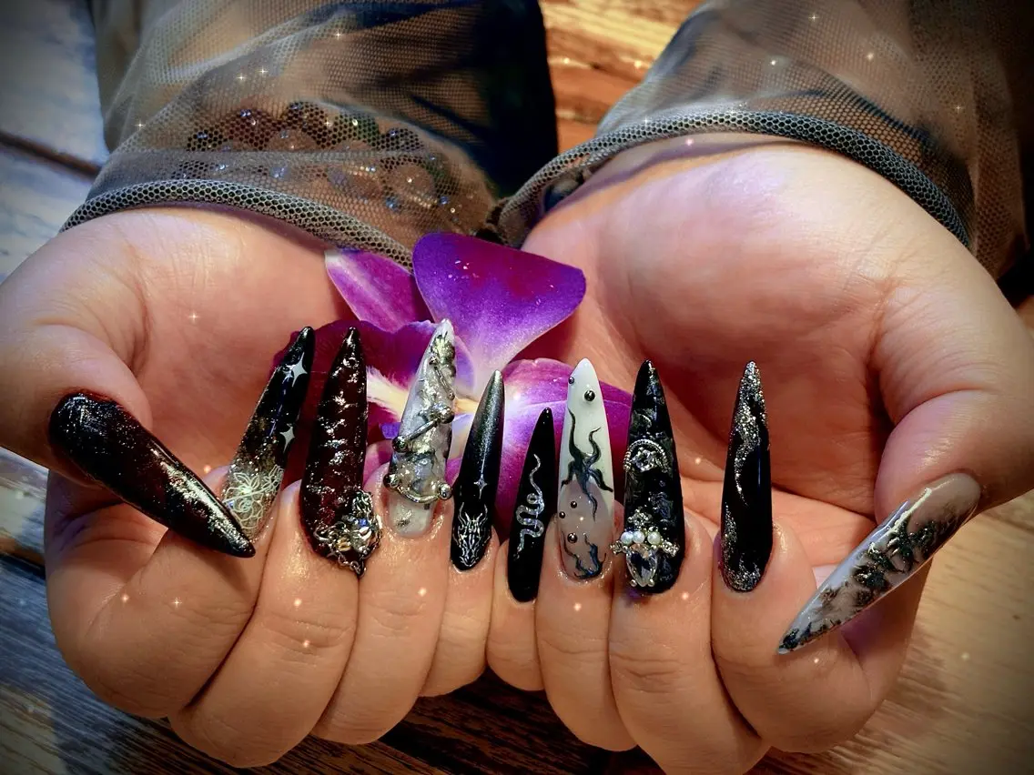 【HAND】☆チップ長さだし+持ち込みアートやり放題☆¥15880の写真