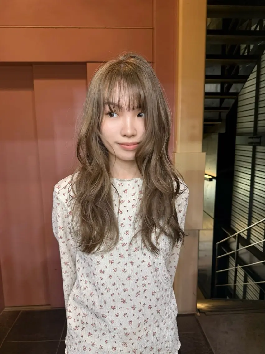 ロング 透明感color🩵 MAYUKAのヘアスタイル