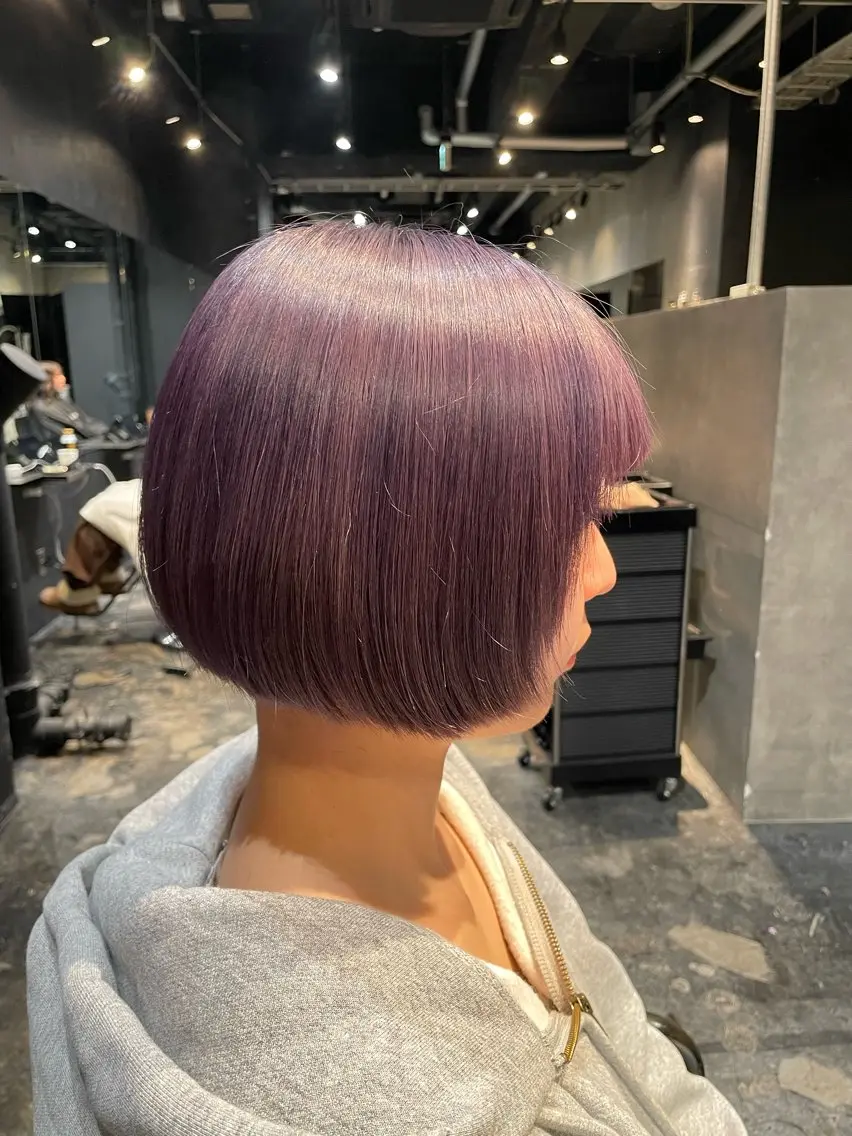 【⚠️追加料金あり⚠️】2回ブリーチ+カラー+1step艶トリートメント✨の写真