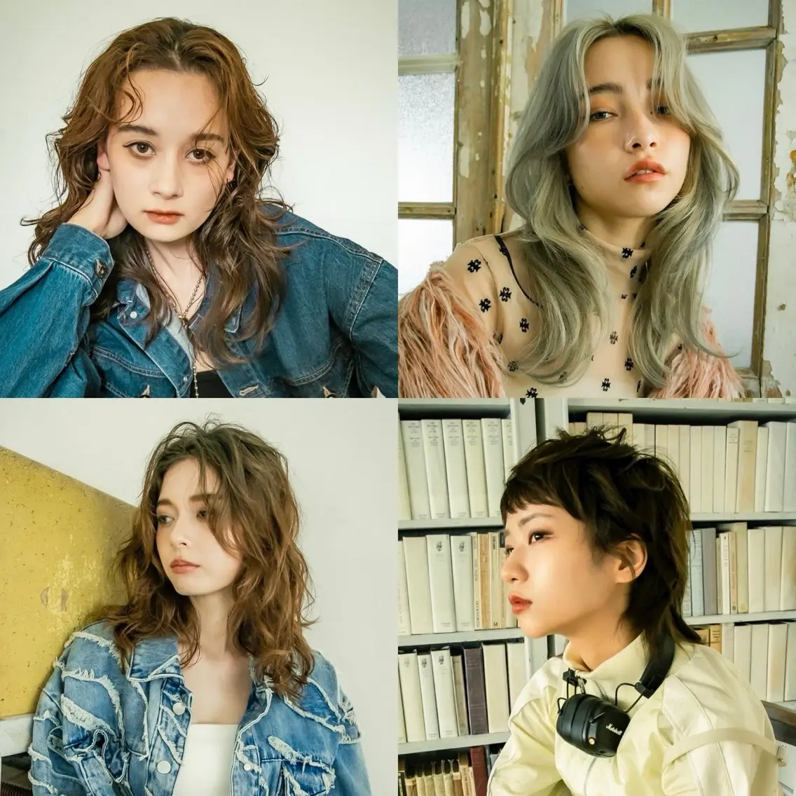 セミロング パーマ ヘアアレンジ くびれヘア 平川 友理/韓国ヘア💘のヘアスタイル