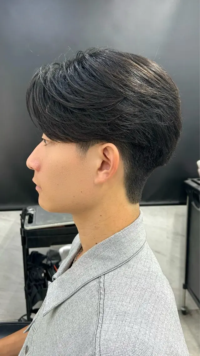 ショート パーマ メンズ カット ヘアセット メンズスタイリスト 前田雄輝のヘアスタイル